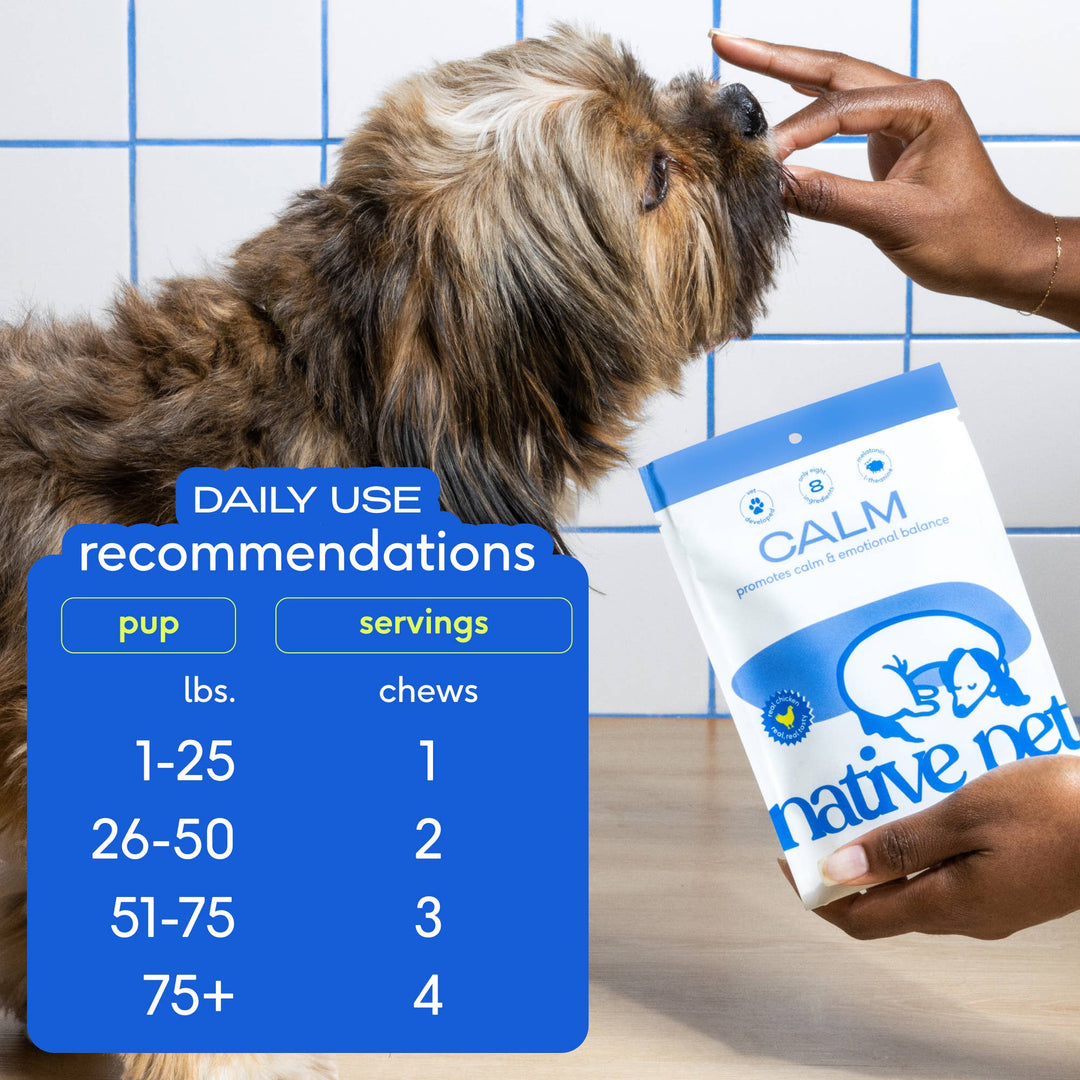 Calm Chews Anxiety &amp; Calming Supplement for Dogs
