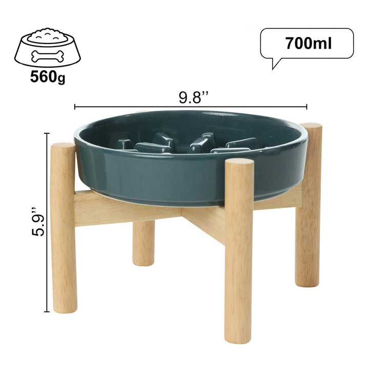 Wave Slow Feeder Dog Bowls