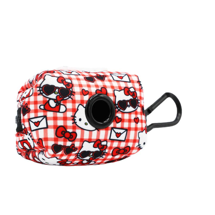Dog Waste Bag Holder Hello Kitty® Red Classic