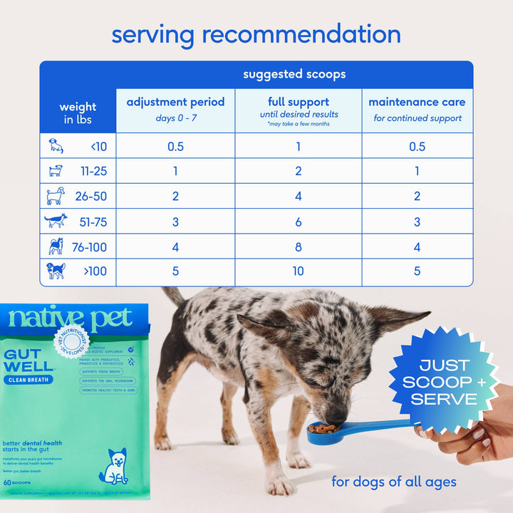 GutWell Clean Breath, Dog Dental Care Supplement