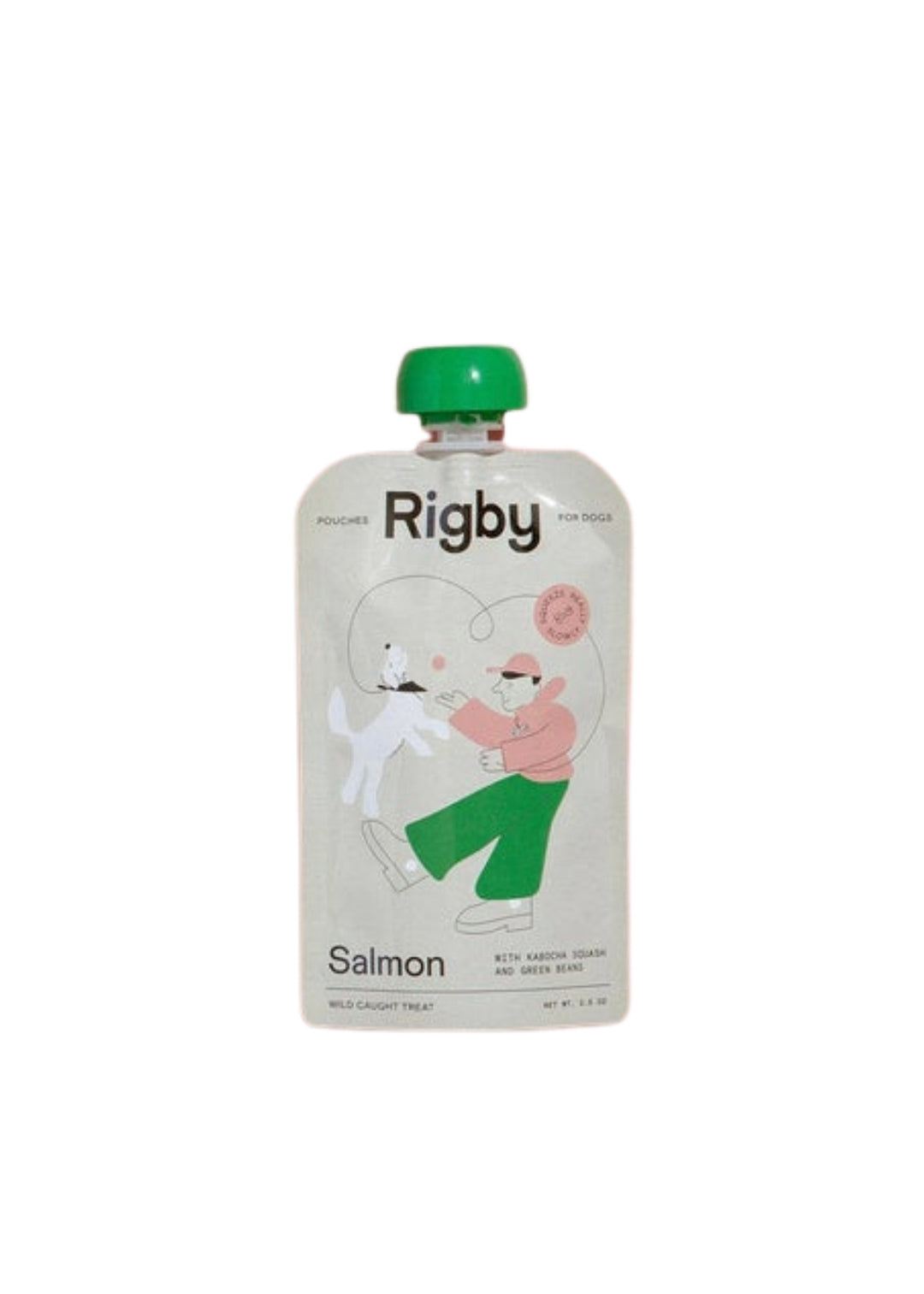 Organic Salmon Squeeze Pouch for Dogs