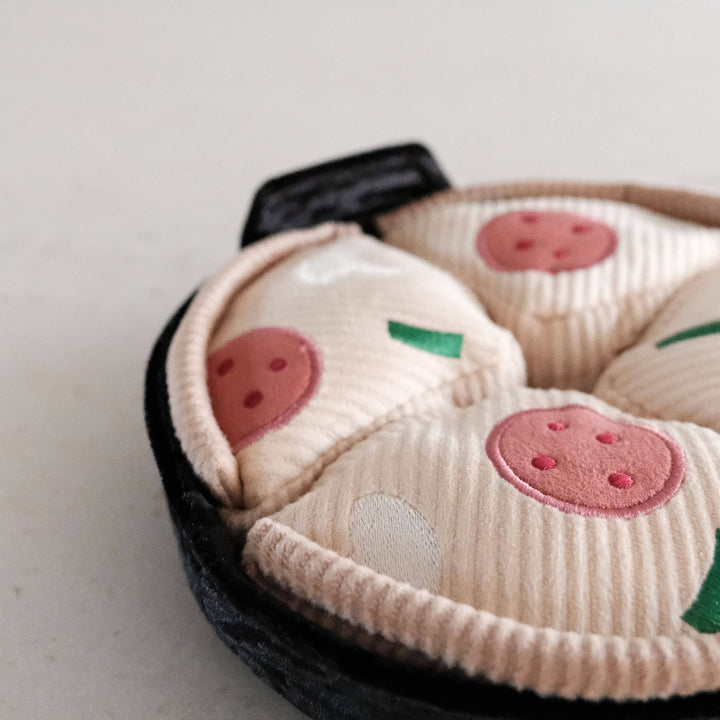 Deep Dish Pizza Enrichment Dog Toy