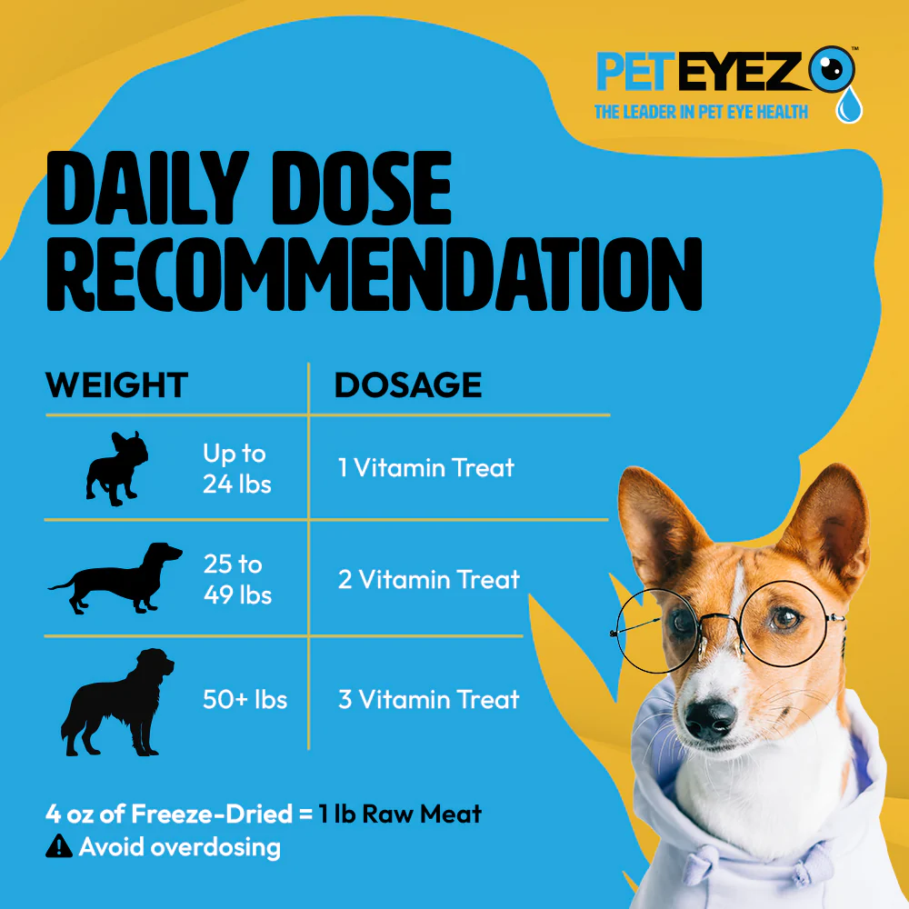 Beef Liver Dog Vitamin Treats Eye Tear Stain Remover