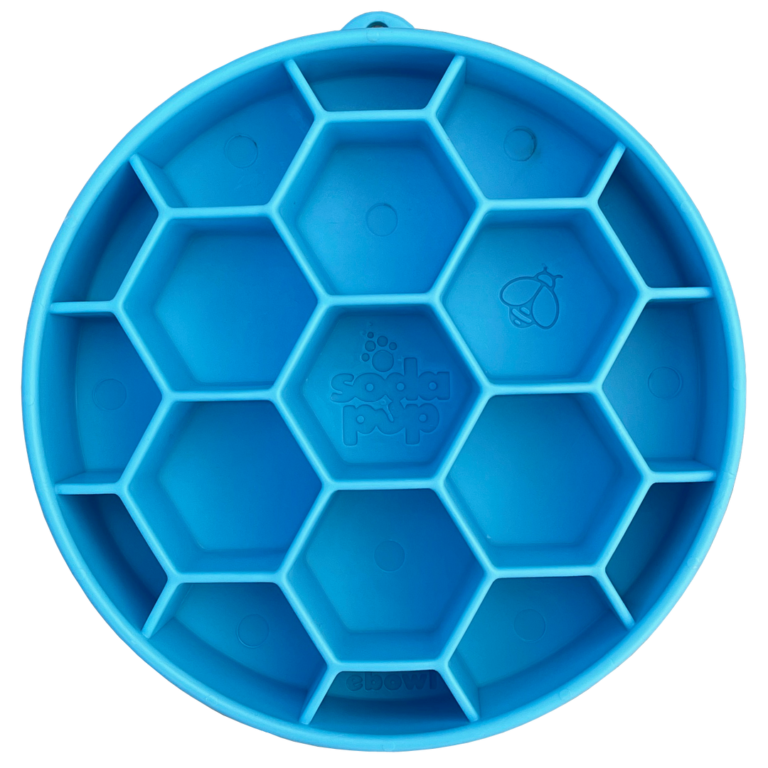 Honeycomb Design eBowl Enrichment Slow Feeder Bowl