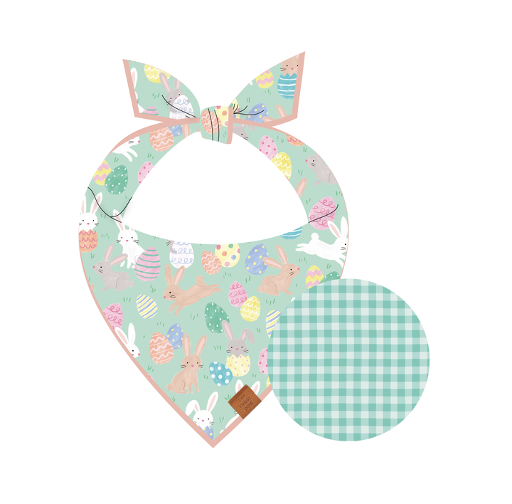 Hoppy Easter Reversible Dog Bandana