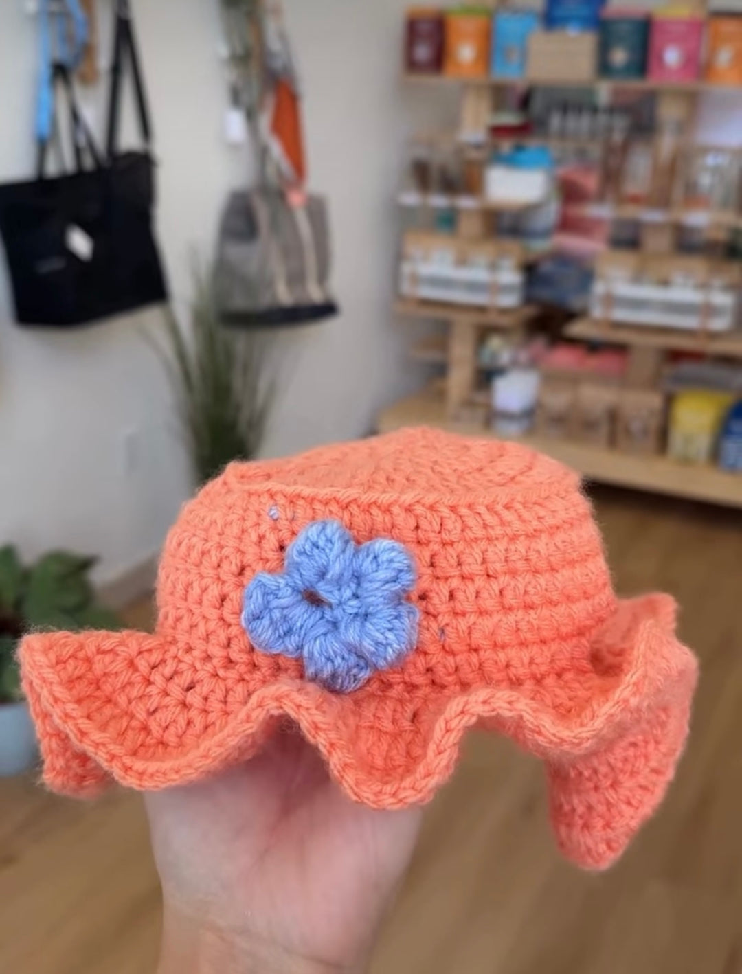 Crochet Flower Hat