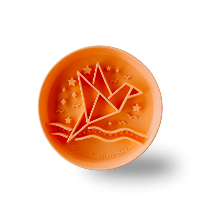 Signature Origami Slow Feeder Orange