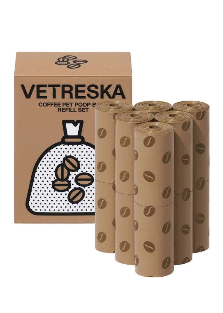 Coffee Refill Poop Bags (12 rolls)
