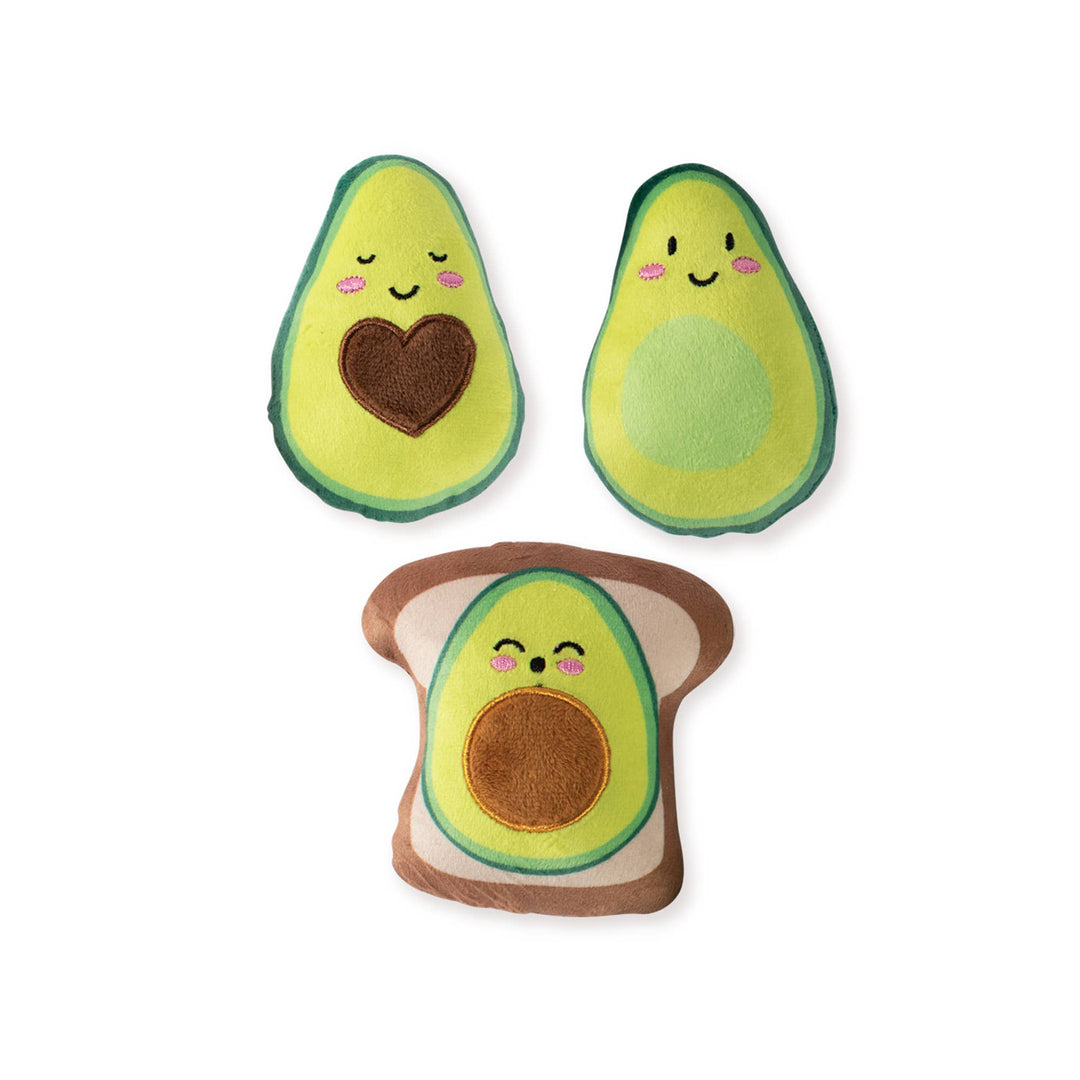 3 Piece Small Dog Toy Set - Avocado