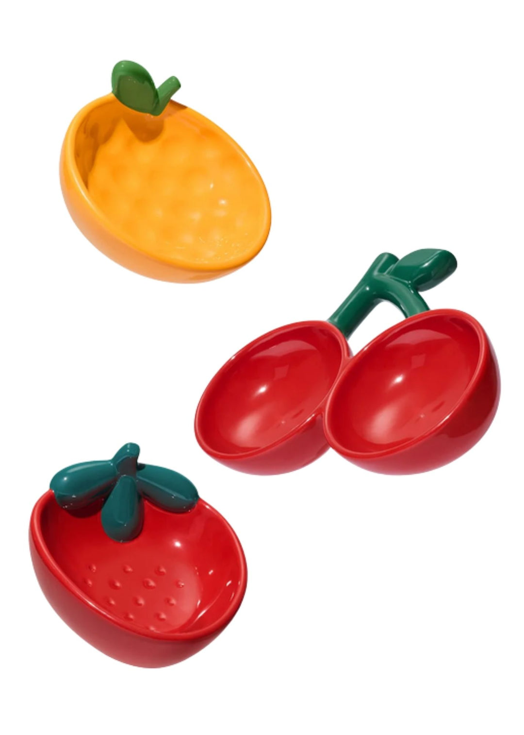 Tangerine Ceramic Pet Bowl