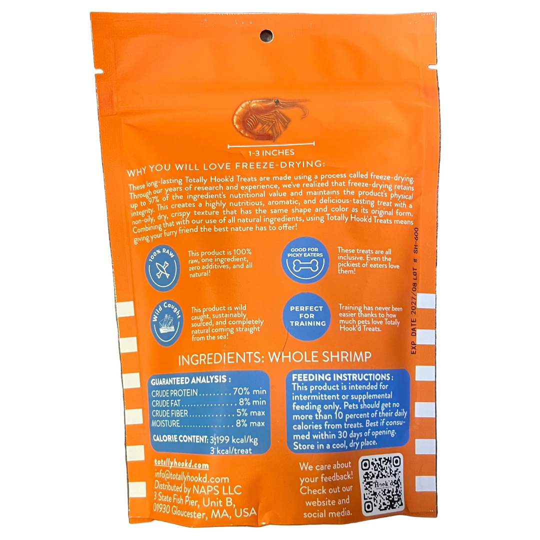 Shrimp 2oz Treats, 1-Ingredient &amp; 100% Natural Freeze-Dried