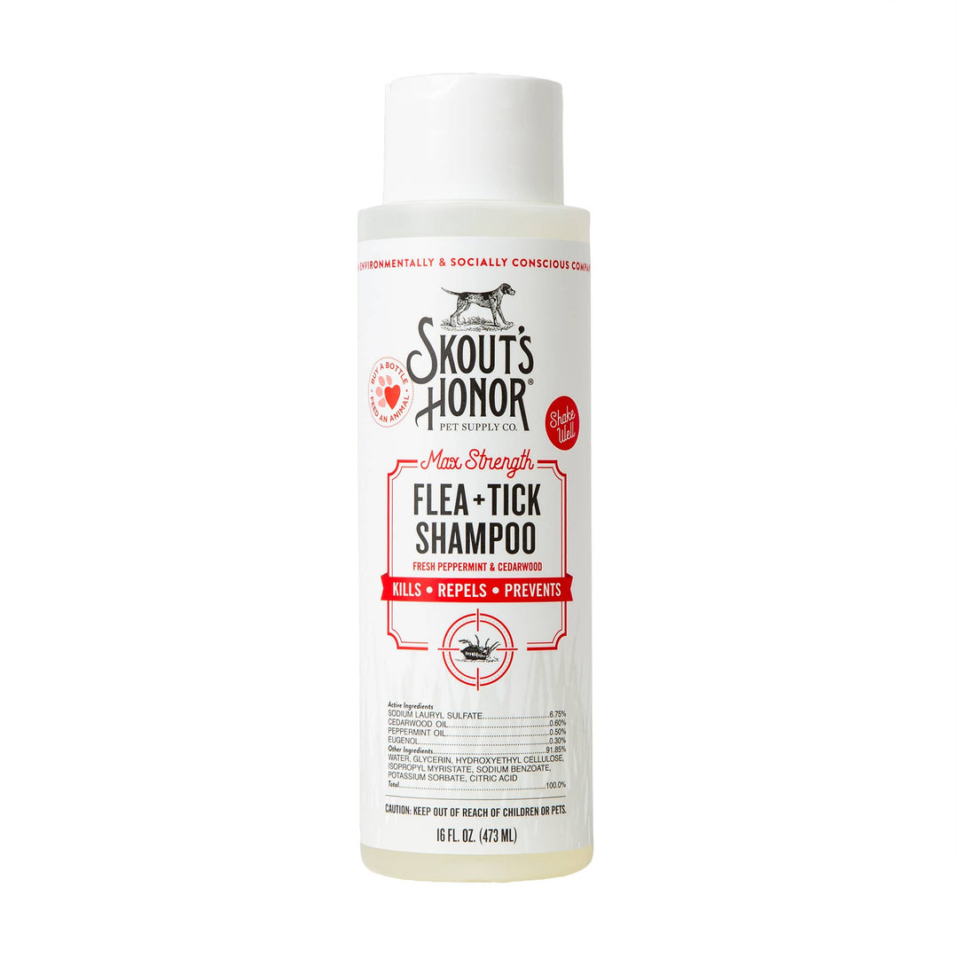 Flea + Tick Shampoo, 16oz