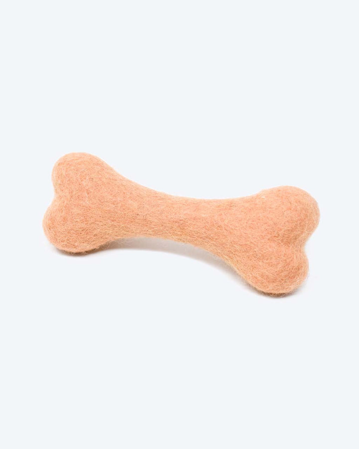 Spring Woolbone Wool Dog Toy