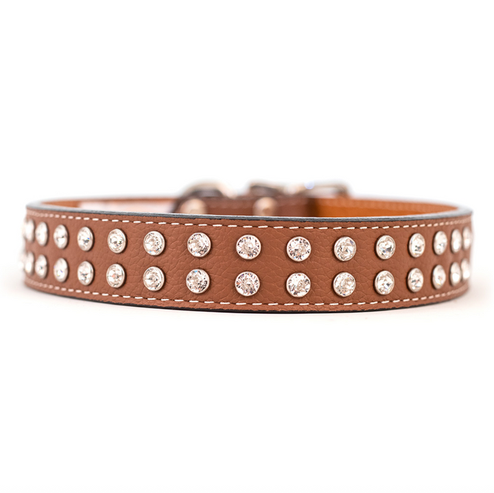 Tuscan Collar with Two Rows of Crystals