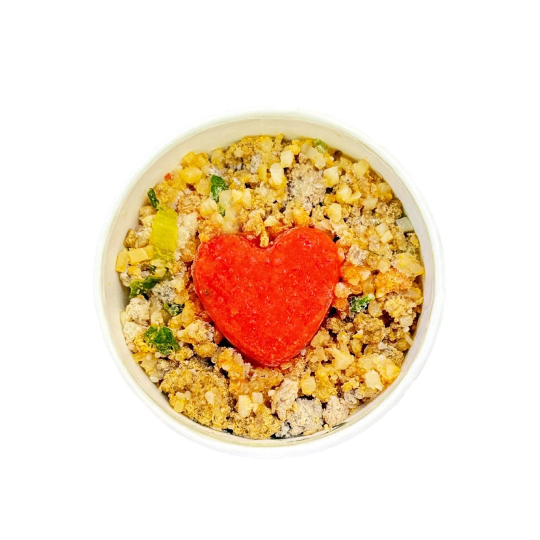 Organic Kimchi "Fried Rice" Bowls for Dogs - Pork + Beef