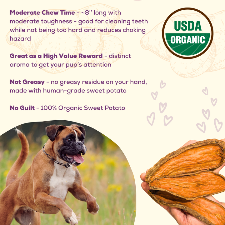 Organic Sweet Potato Chews