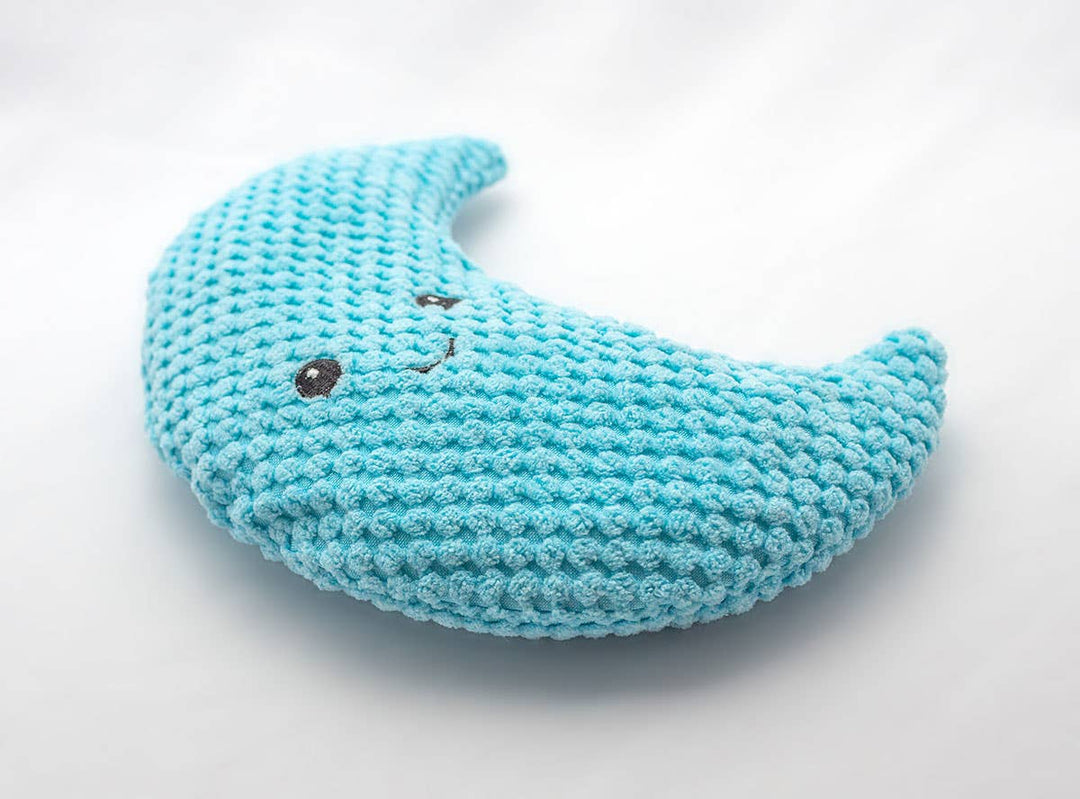 Crescent Moon Plush Dog Toy 8"