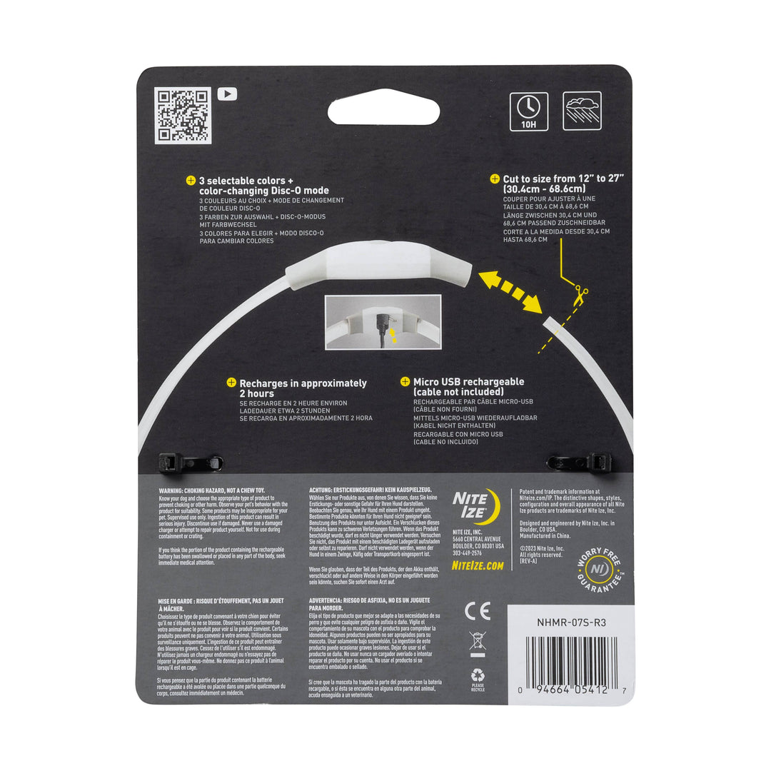 NiteHowl Max Rechargeable LED Safety Necklace Disco