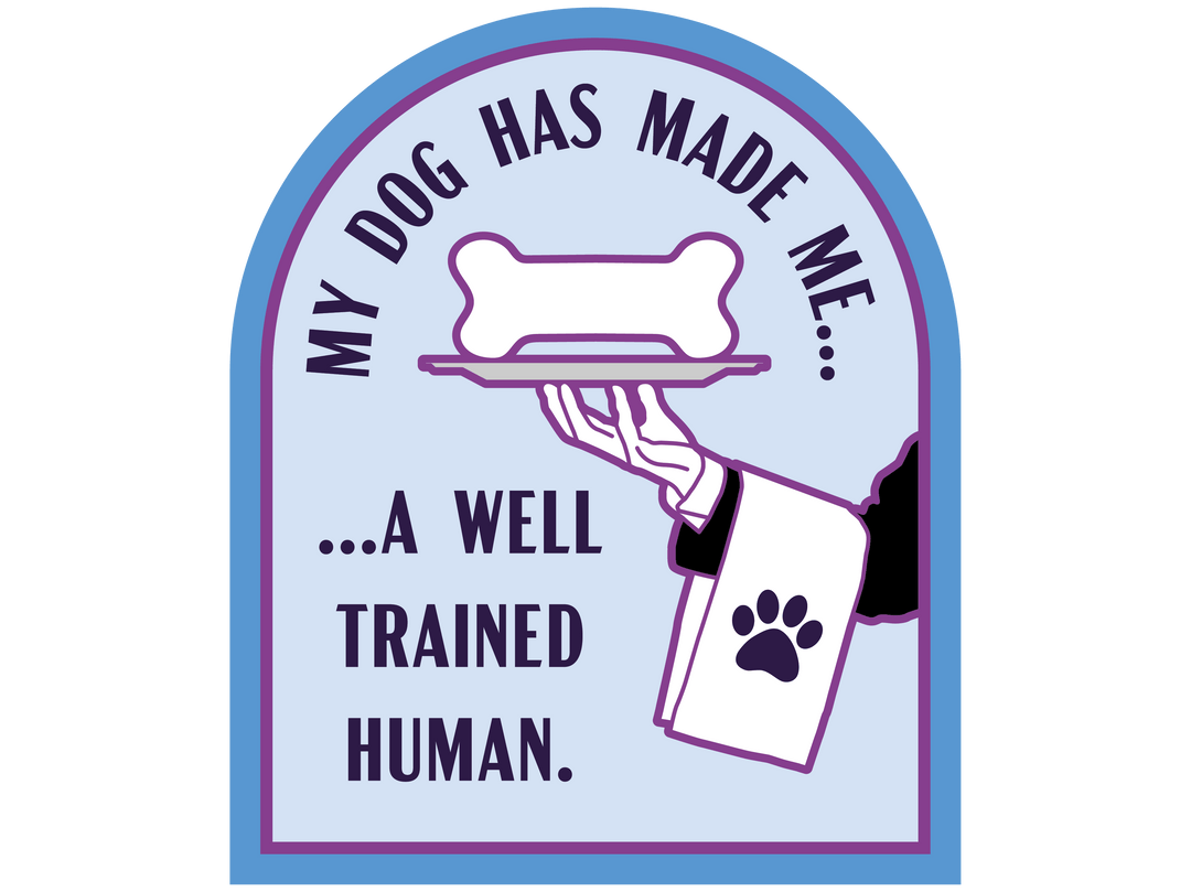 3" Sticker - Well Trained Human
