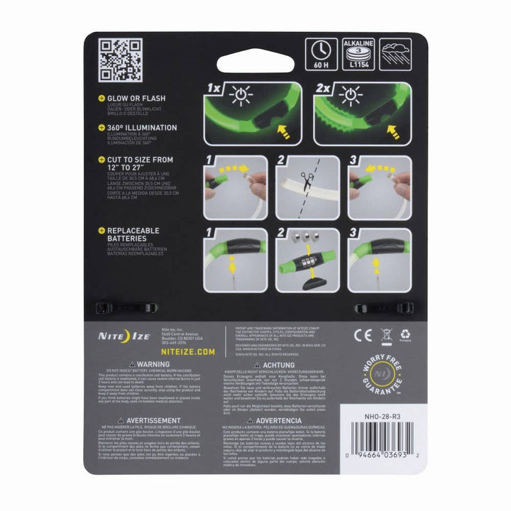 NiteHowl Rechargeable LED Safety Necklace Green