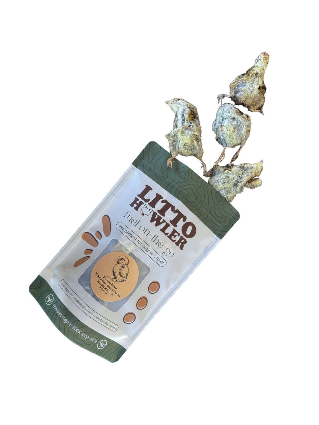 Freeze-Dried Quail Chicks |  4 Count