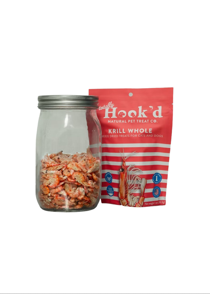 Krill Pet Treats, 1-Ingredient &amp; 100% Natural Freeze-Dried