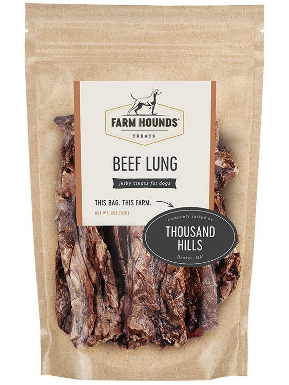 Beef Lung Treats - All-Natural - 2oz