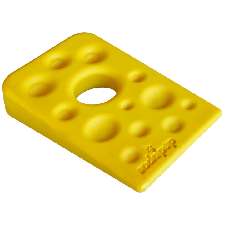 Swiss Cheese Wedge Durable Nylon Dog Chew Toy
