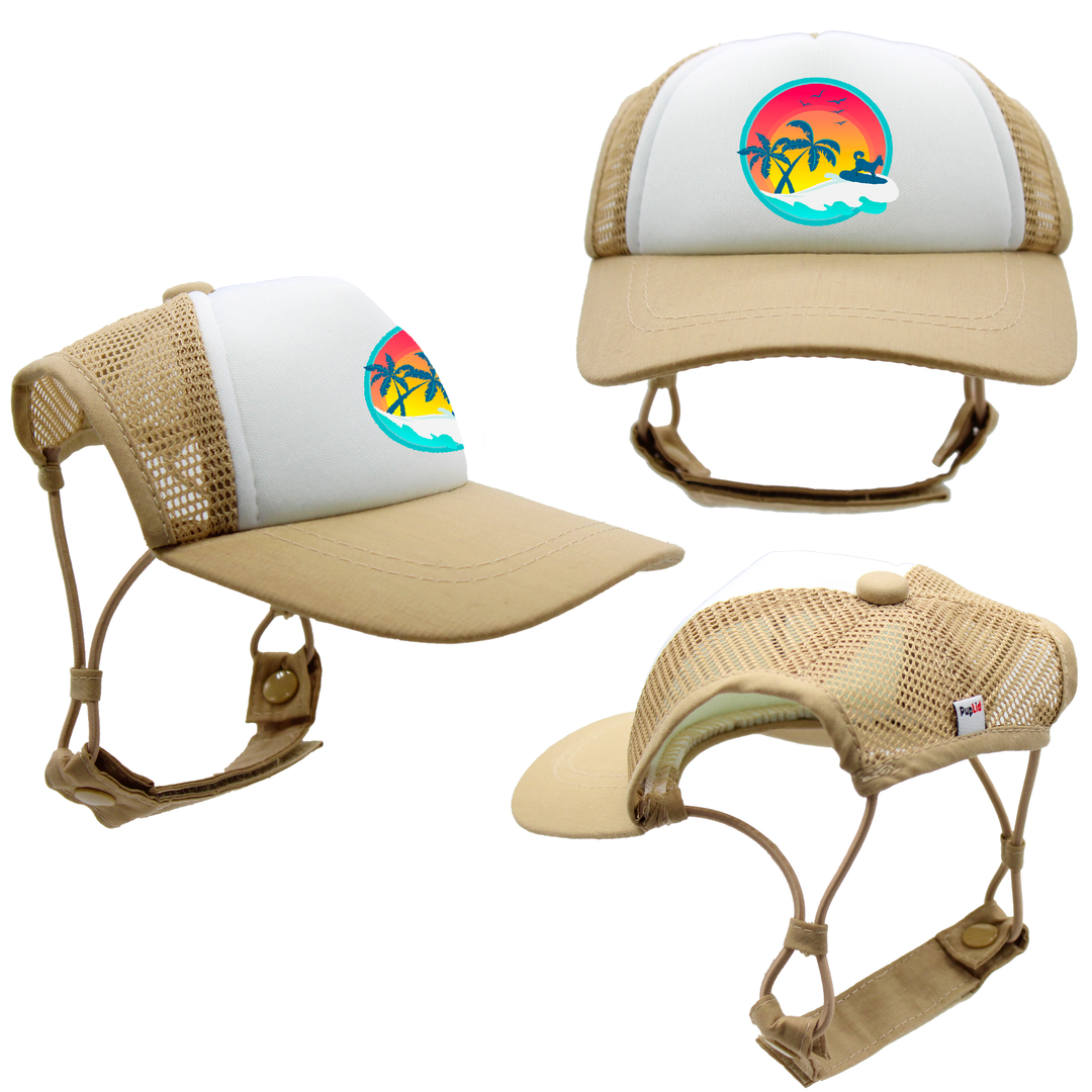 California Surfer Dog | Trucker Hat for Dogs