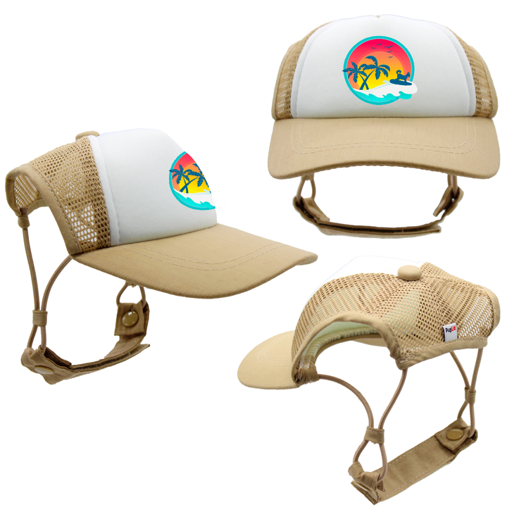 California Surfer Dog | Trucker Hat for Dogs