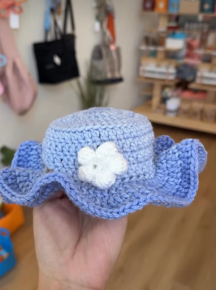 Crochet Flower Hat