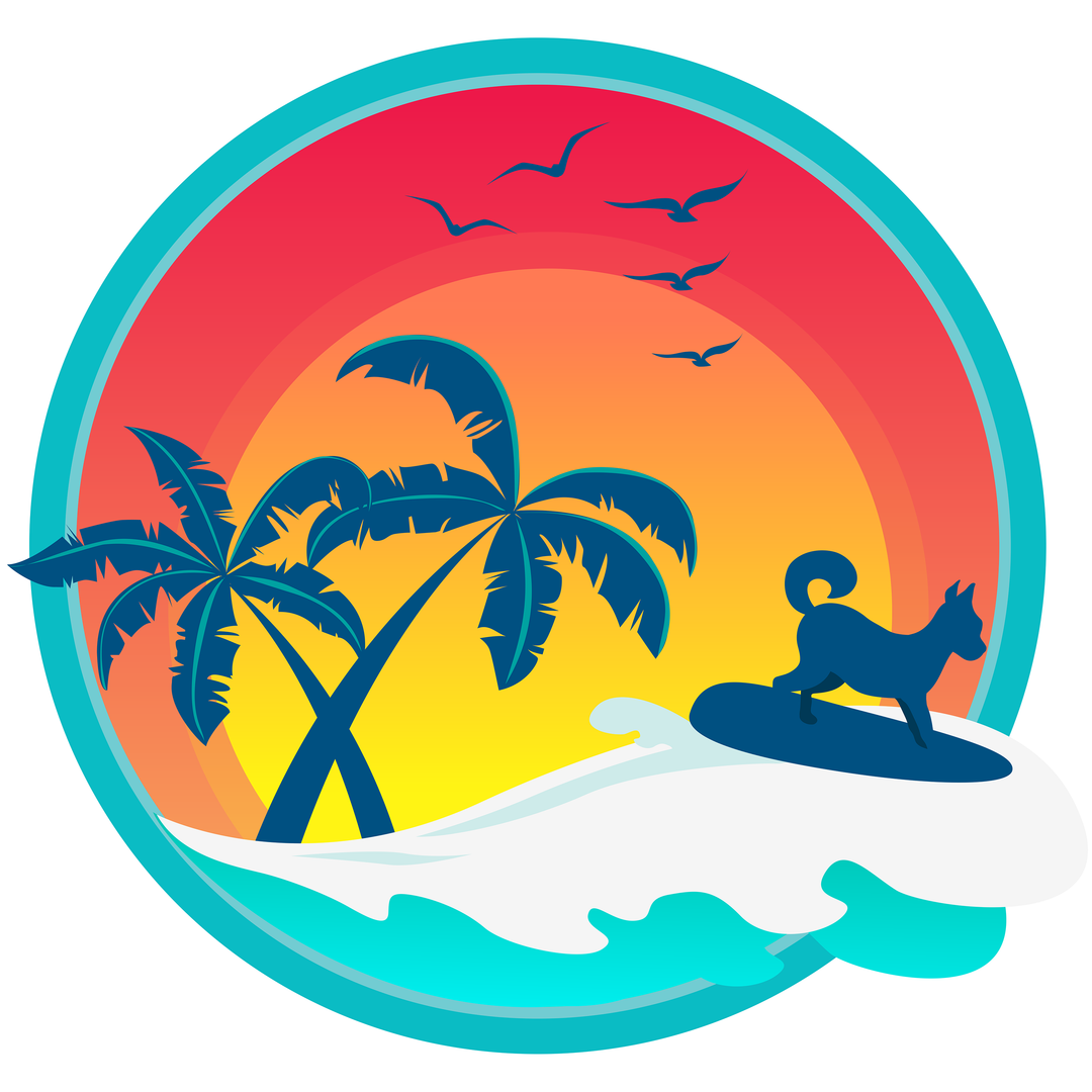 California Surfer Dog | Trucker Hat for Dogs