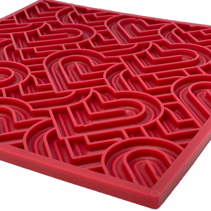 Heart Design Valentine Enrichment Lick Mat