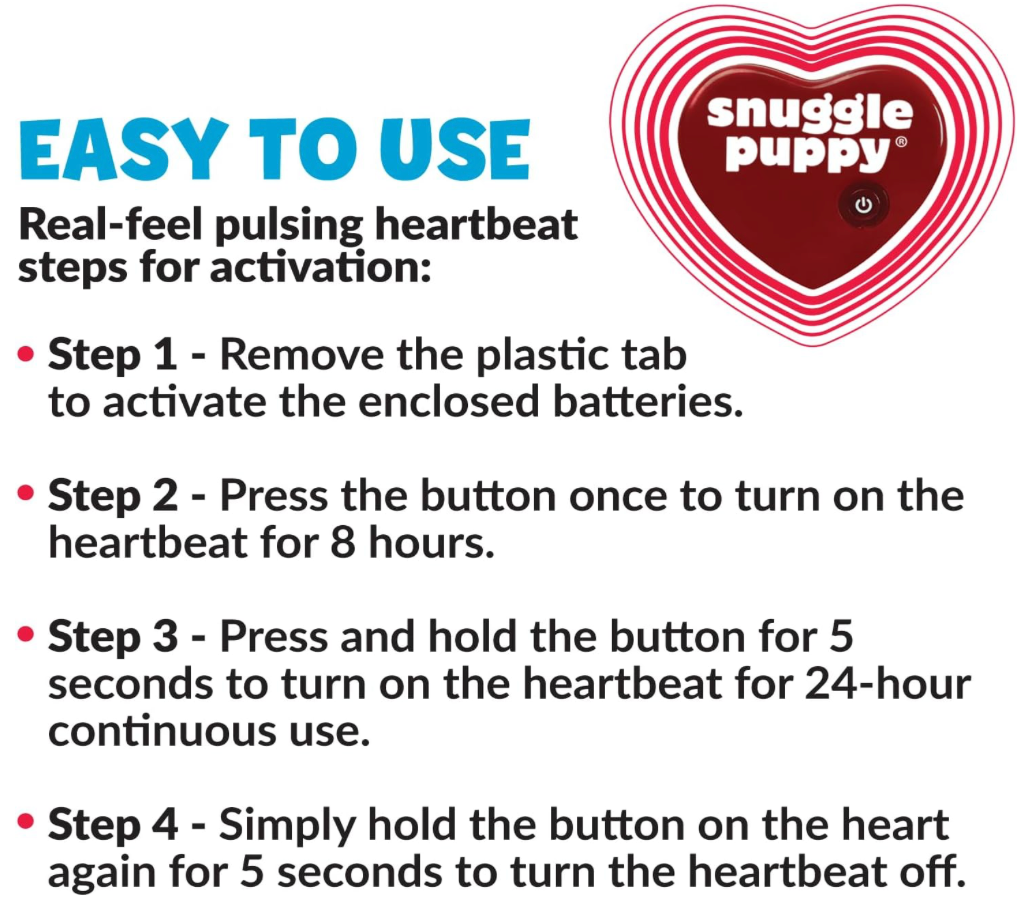 Heartbeat Puppy Toy
