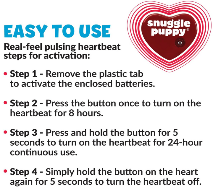 Heartbeat Puppy Toy