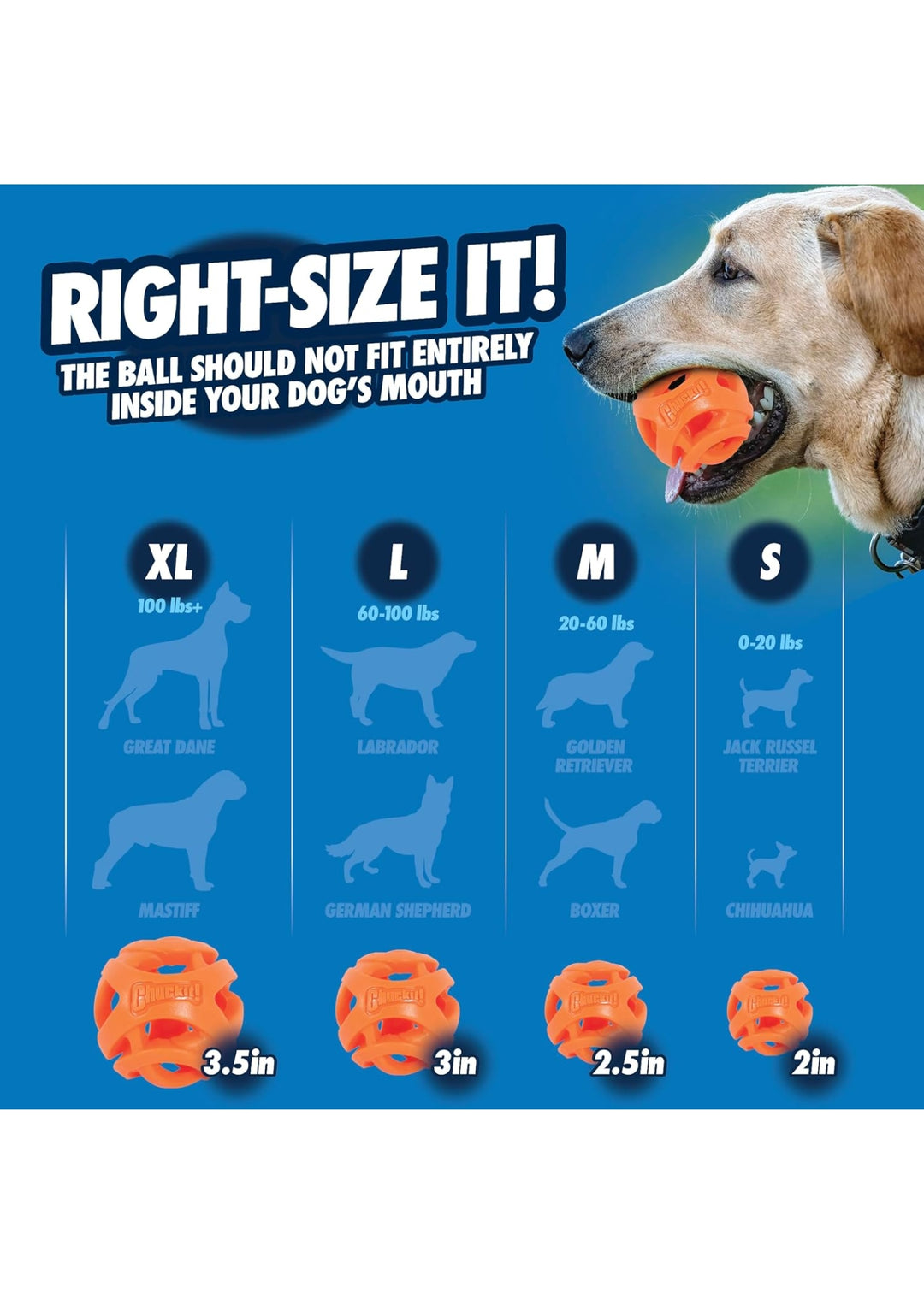 Small Breathe Right Fetch Ball 2pk