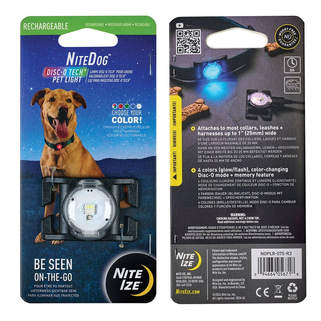 NiteDog™ Rechargeable Pet Light - Disc-O Tech™