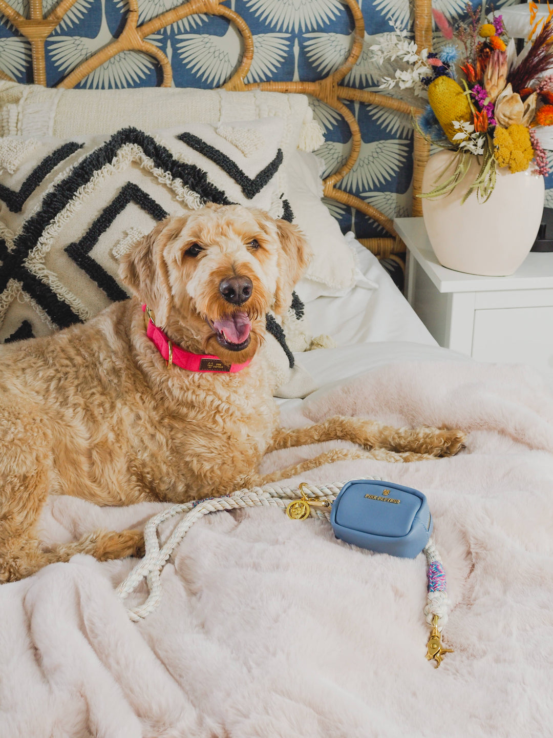 Magnolia Tinsel Rope Leash