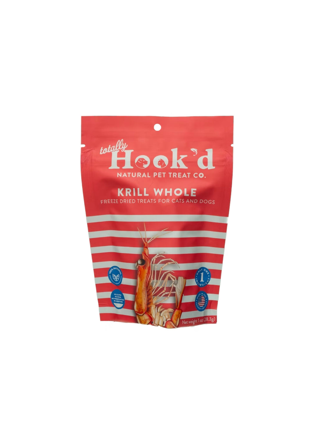 Krill Pet Treats, 1-Ingredient &amp; 100% Natural Freeze-Dried