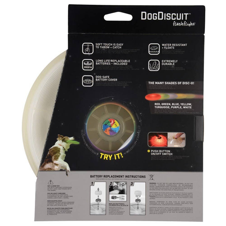Flashflight Dog Discuit LED Flying Disc - Disc-O