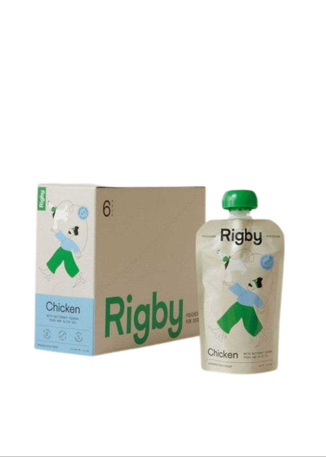 Organic Chicken Squeeze Pouch for Dogs