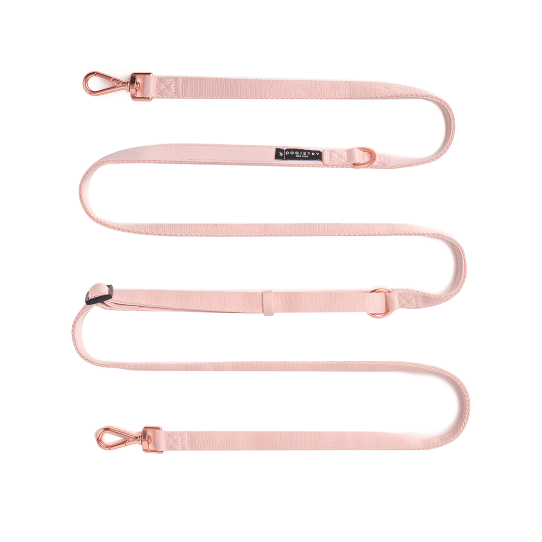 Metro Hands Free Leash – Blush
