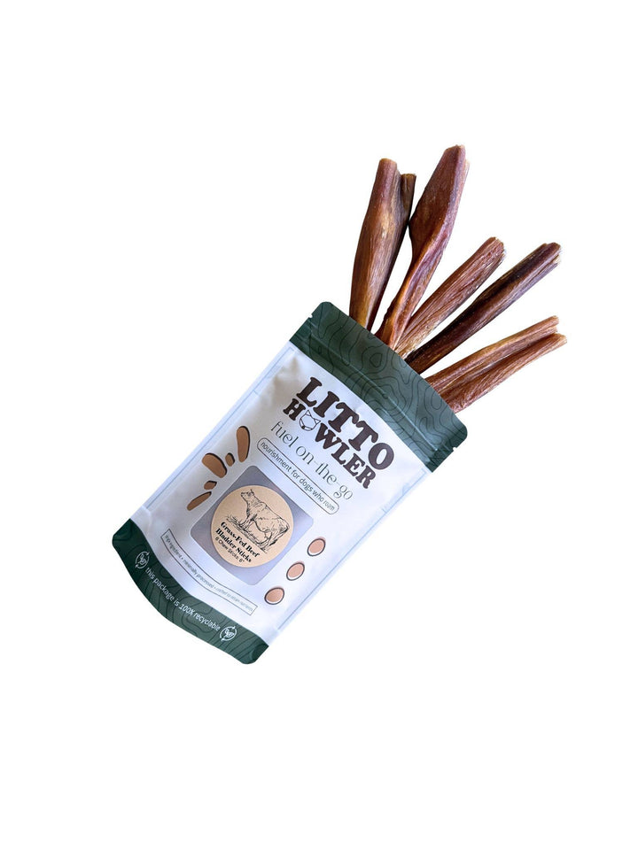 Grass Fed Beef Bladder Sticks Dehydrated - 6 Pack