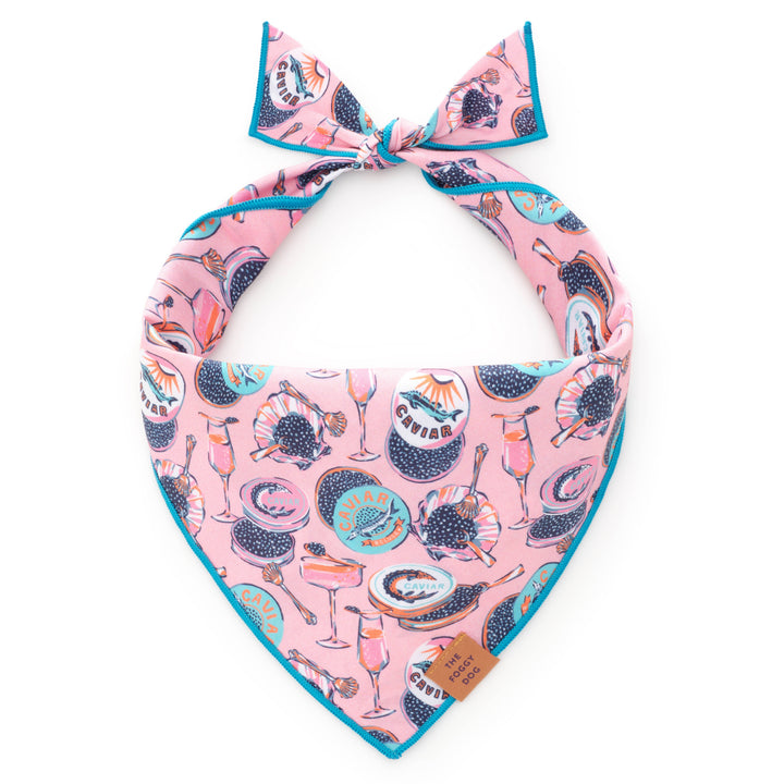 Printfresh x TFD Champagne and Caviar Dog Bandana