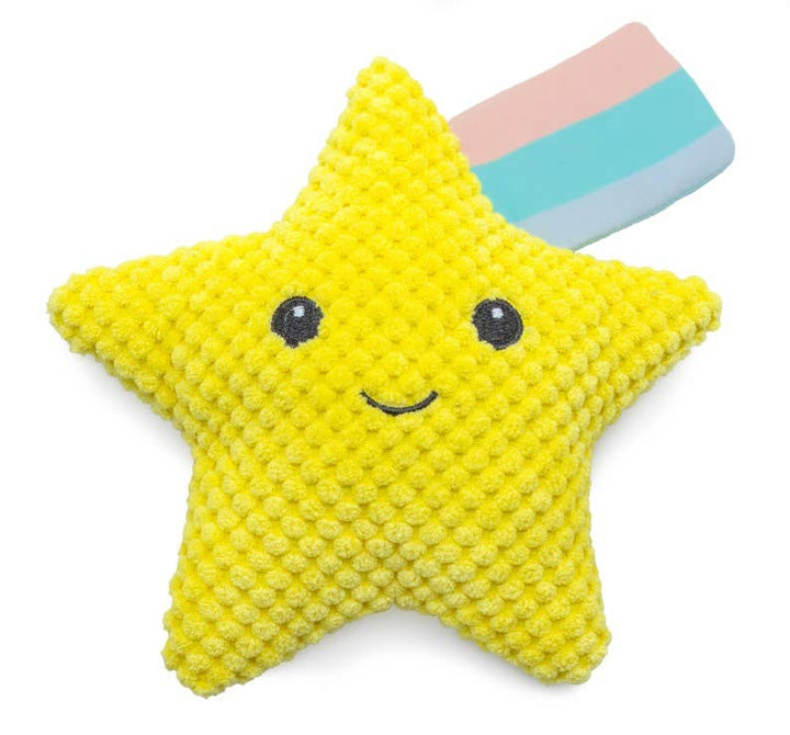 Shooting Star Plush Dog Toy 8"