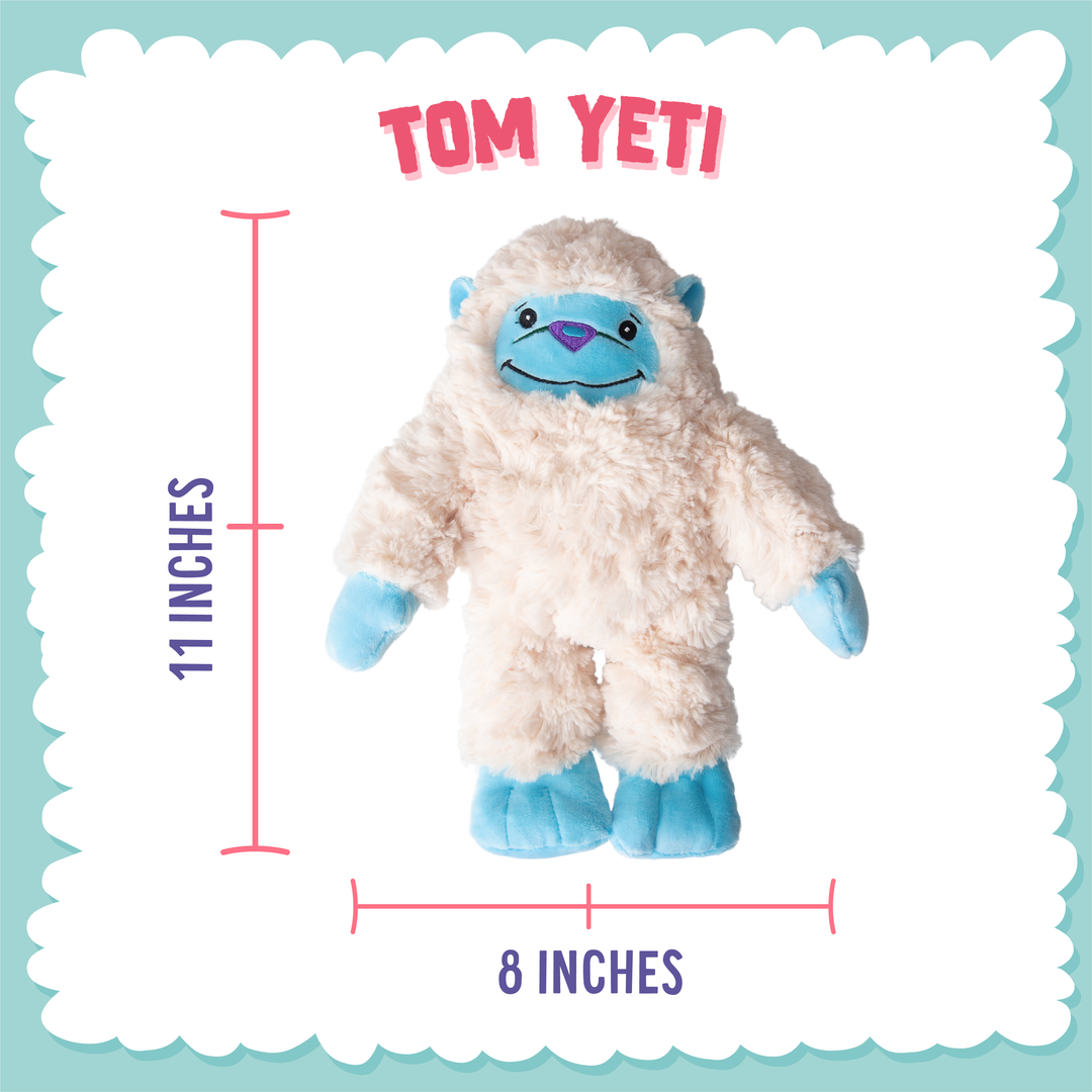 Tom Yeti Plush Dog Toy 11"