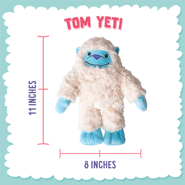 Tom Yeti Plush Dog Toy 11"