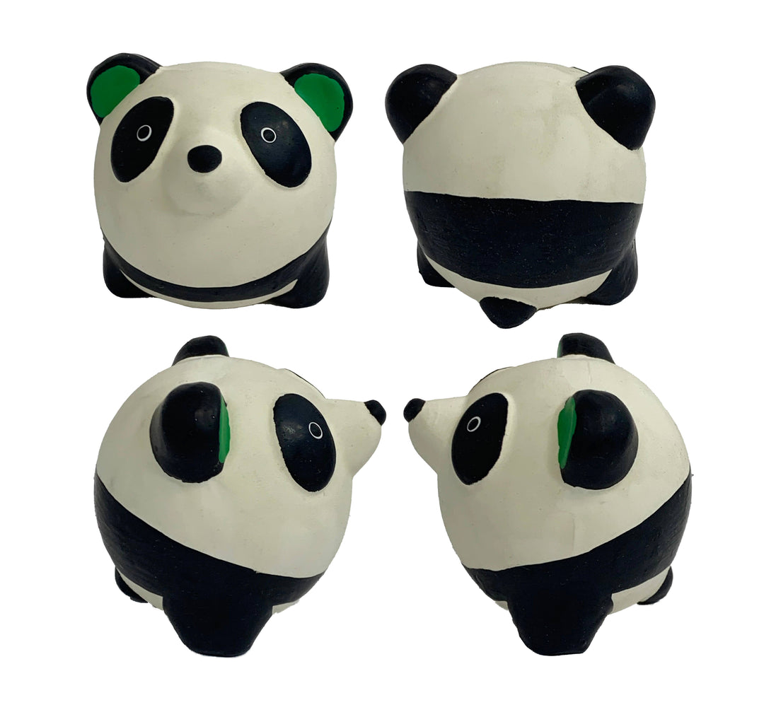 Minipet Latex Round Animals Dog Chew Toy Asst. 2.5"