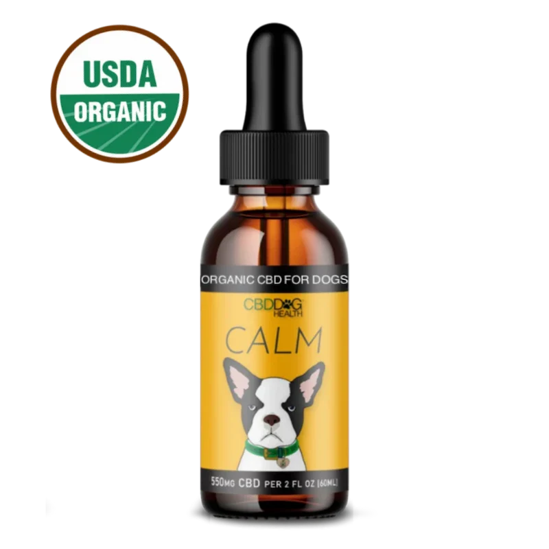 CALM: Organic CBD For Dogs - Travel, Noise &amp; Stress Support for Dogs