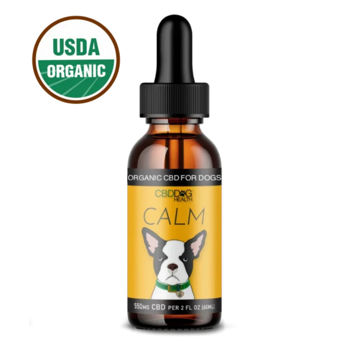 CALM: Organic CBD For Dogs - Travel, Noise &amp; Stress Support for Dogs